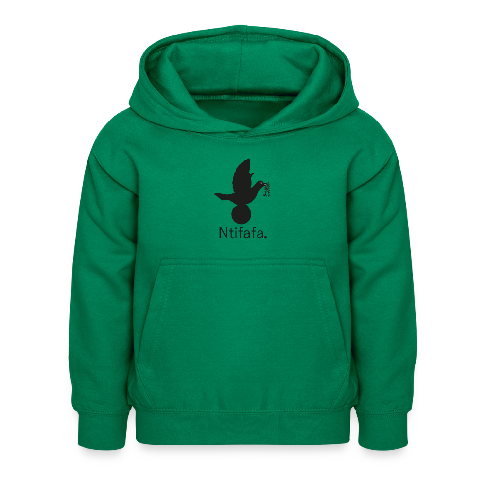 Sweat à capuche Enfant Ntifafa noir - Lusoquot - vert