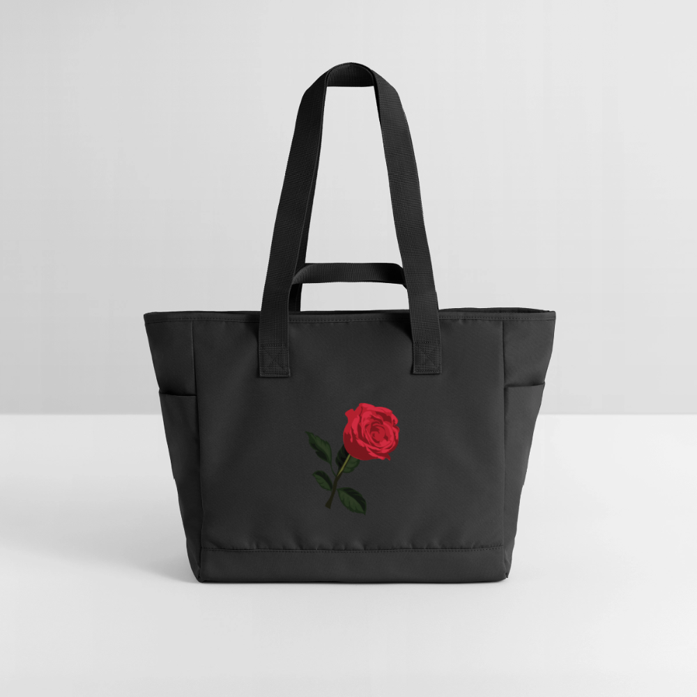 Sac matelassé déperlant Pax rouge -Lusoquot - noir