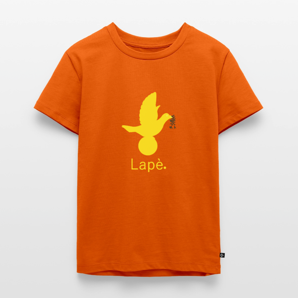 T-shirt Premium Enfant Lapè jaune - Lusoquot - orange 
