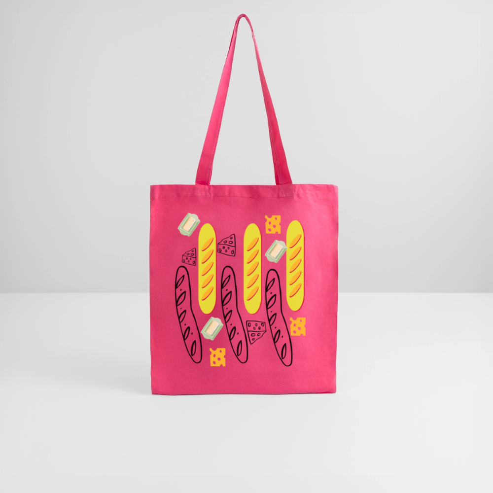 Tote Bag Paix jaune - Lusoquot - rose azalée