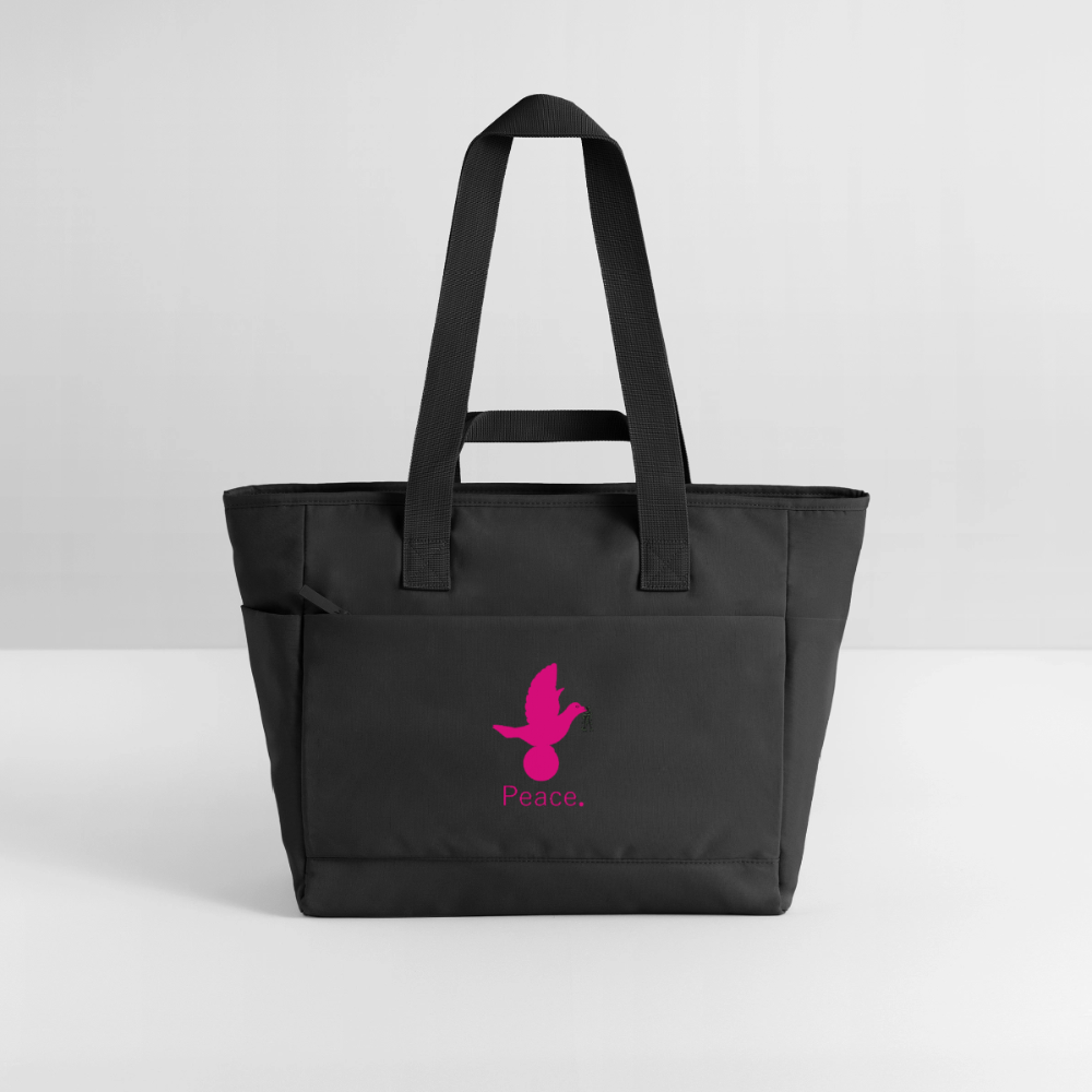 Sac matelassé déperlant Peace rose - Lusoquot - noir