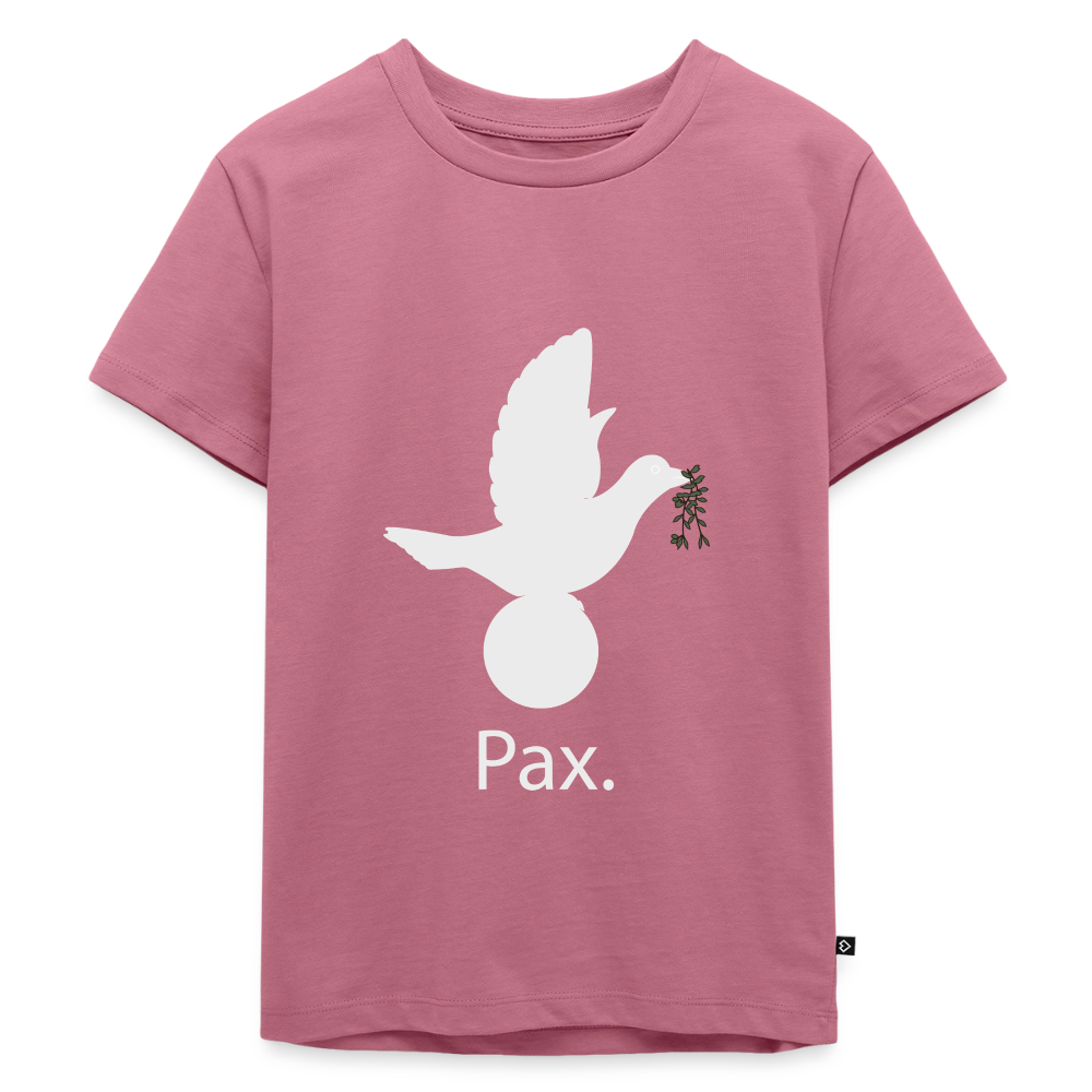 T-shirt Premium Enfant Pax blanc - Lusoquot - mauve
