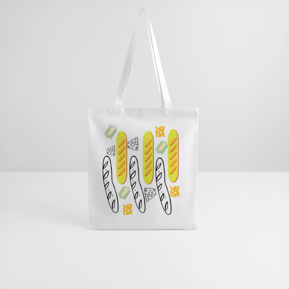 Tote Bag Paix jaune - Lusoquot - blanc