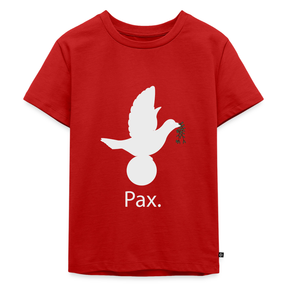 T-shirt Premium Enfant Pax blanc - Lusoquot - rouge