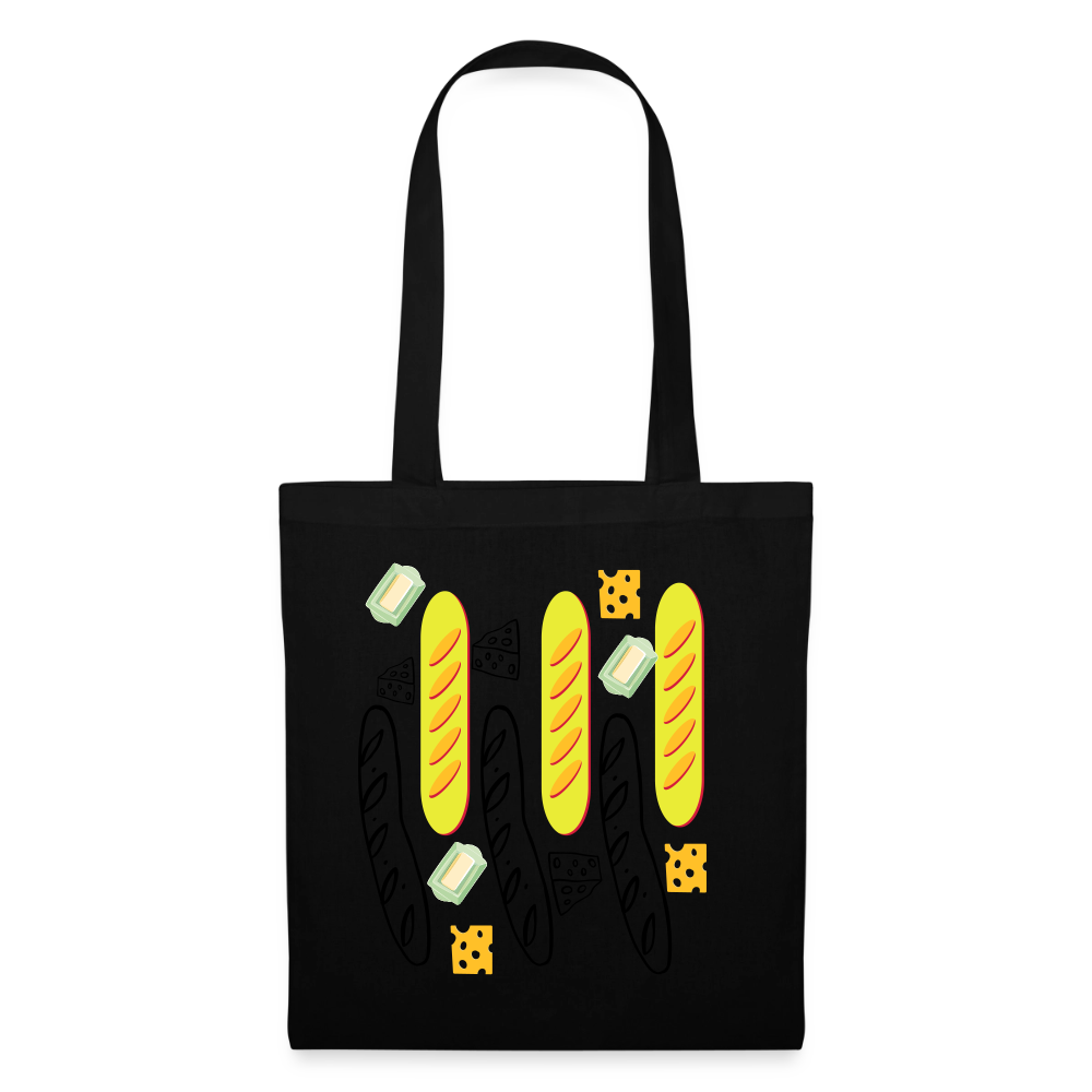Tote Bag Paix jaune - Lusoquot - noir