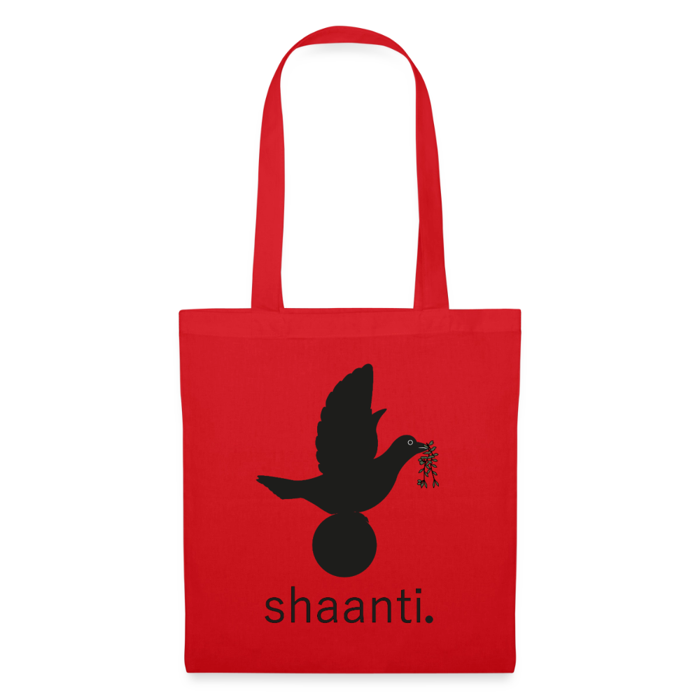 Tote Bag  I love you to moon and back Shaanti noir - Lusoquot - rouge
