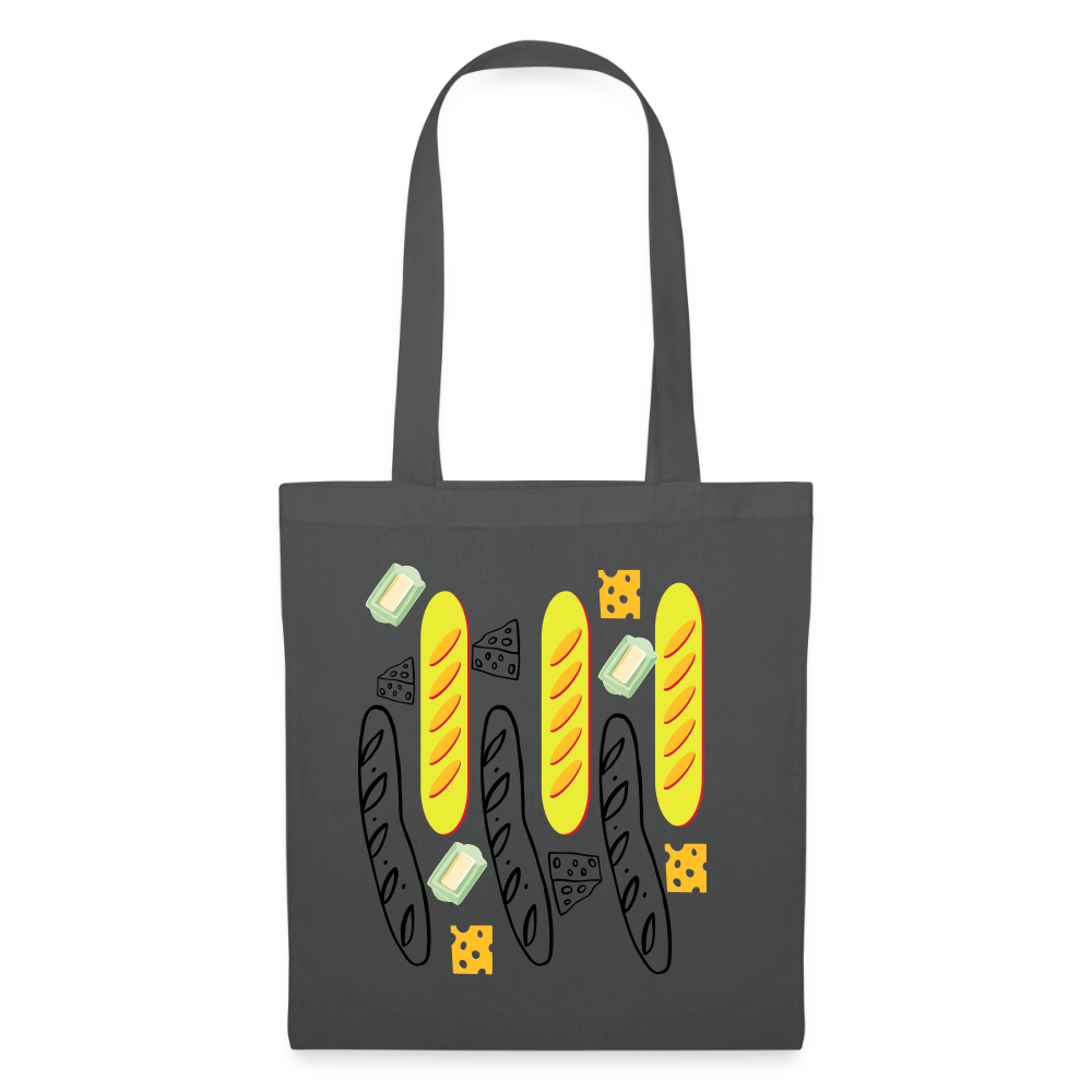 Tote Bag Paix jaune - Lusoquot - gris graphite