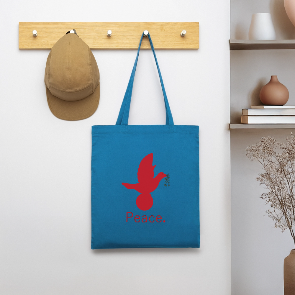 Tote bag bio Stanley/Stella Peace rouge - Lusoquot - bleu royal