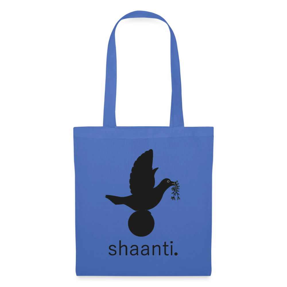 Tote Bag  I love you to moon and back Shaanti noir - Lusoquot - bleu pâle