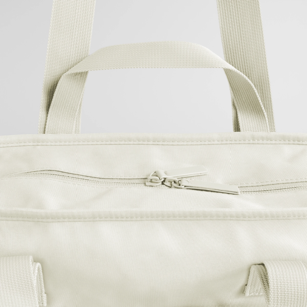 Sac matelassé déperlant Pax rouge -Lusoquot - blanc nature