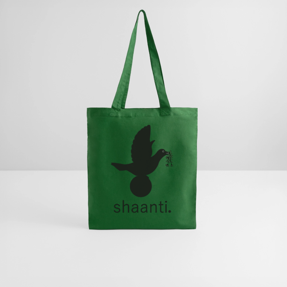 Tote Bag  I love you to moon and back Shaanti noir - Lusoquot - vert sapin