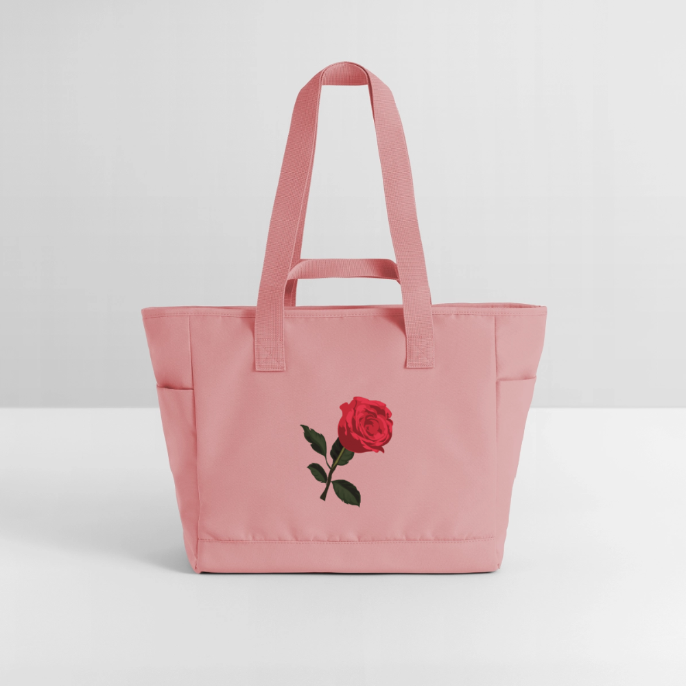 Sac matelassé déperlant Ntifafa rouge - Lusoquot - rose poudré