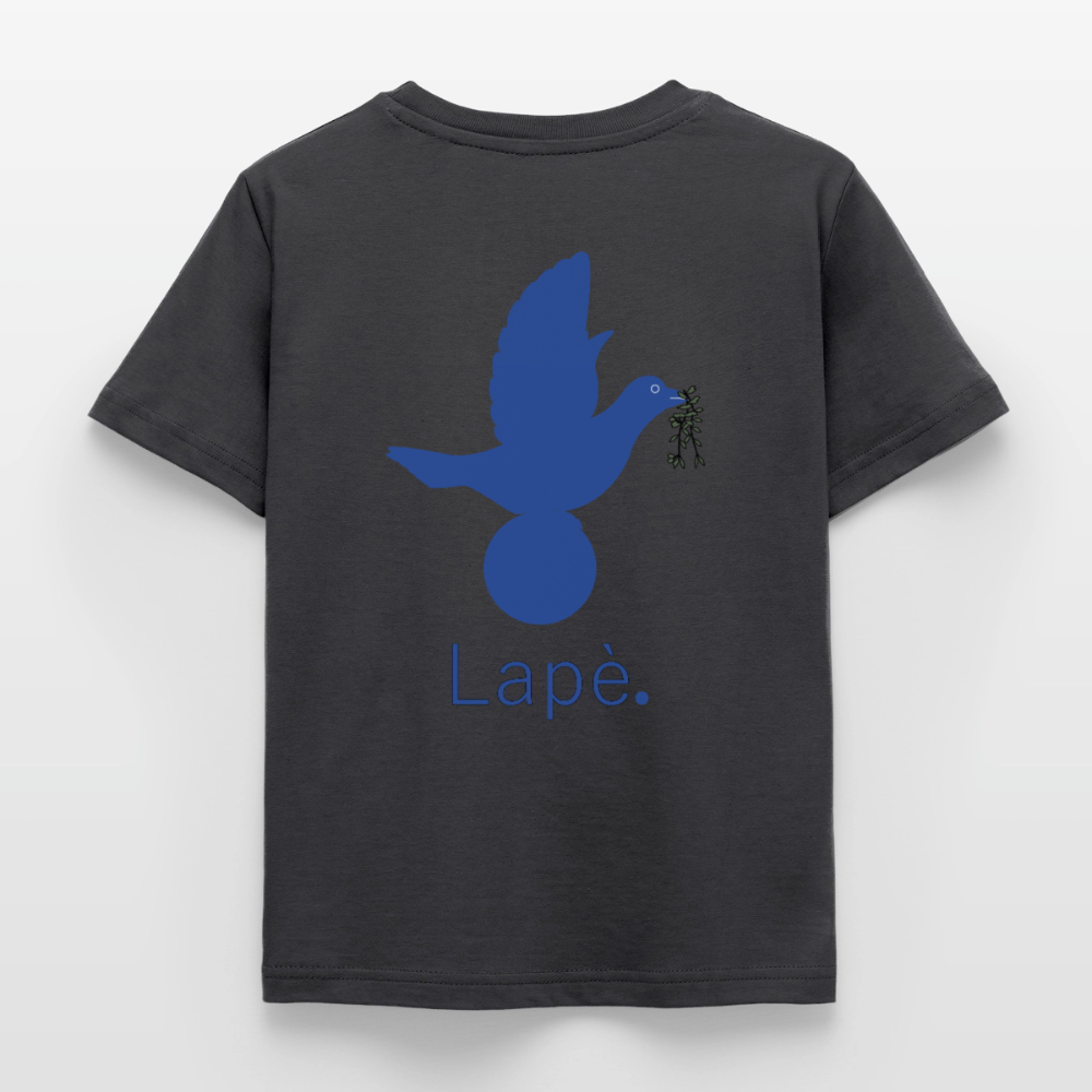 T-shirt Enfant anniversaire 2 ans Lapè bleu - Lusoquot - charbon