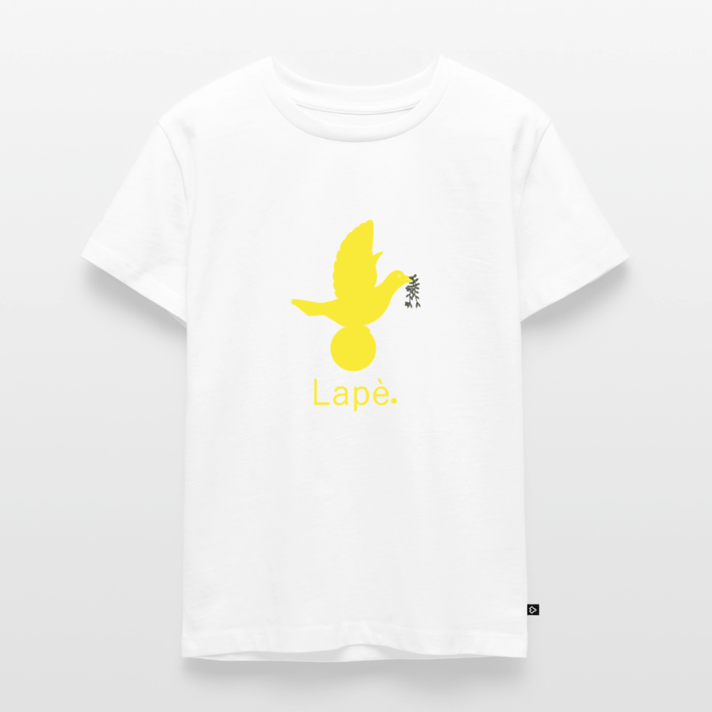 T-shirt Premium Enfant Lapè jaune - Lusoquot - blanc