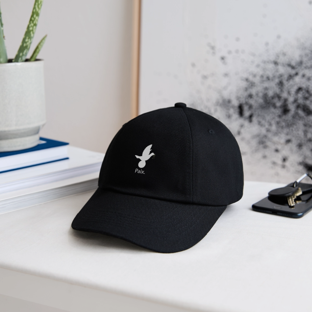 Casquette classique Paix blanc - Lusoquot - noir/noir