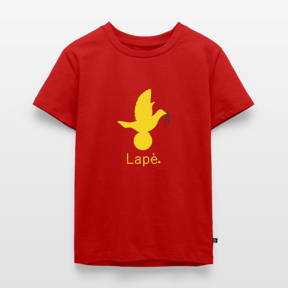 T-shirt Premium Enfant Lapè jaune - Lusoquot - rouge