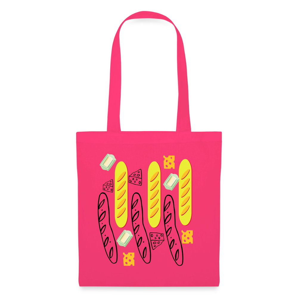 Tote Bag Paix jaune - Lusoquot - rose azalée