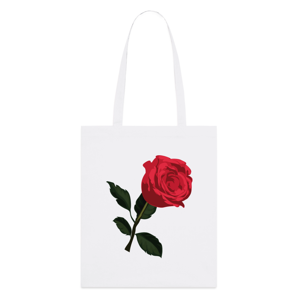 Tote bag bio Stanley/Stella Peace rouge - Lusoquot - blanc