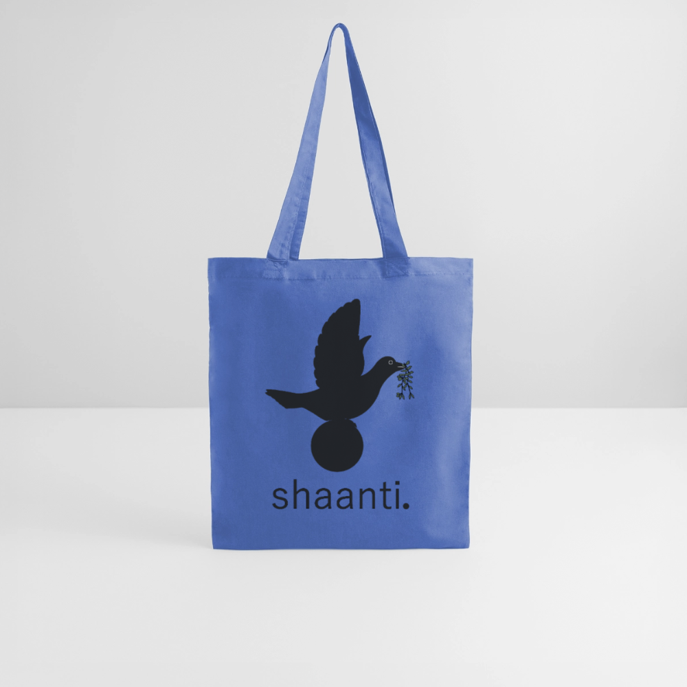 Tote Bag  I love you to moon and back Shaanti noir - Lusoquot - bleu pâle