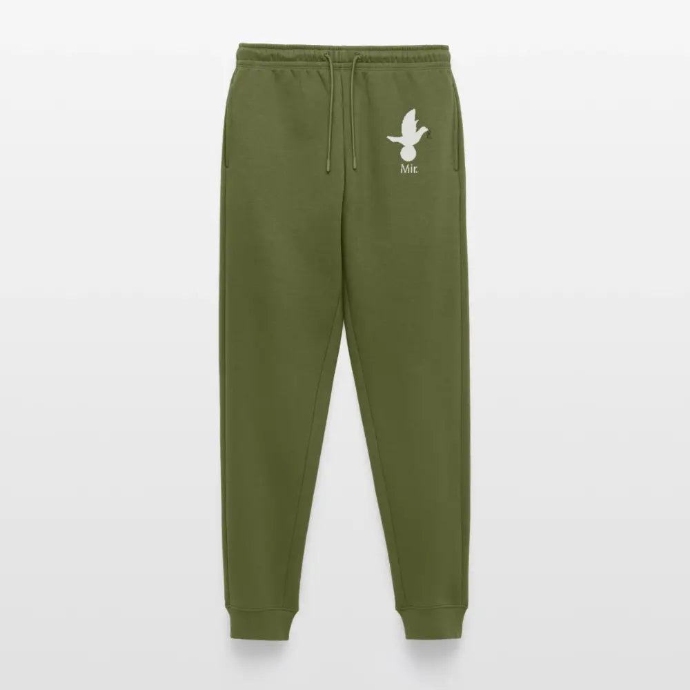 Pantalon de jogging Premium bio Homme sport Mir blanc - Lusoquot - kaki