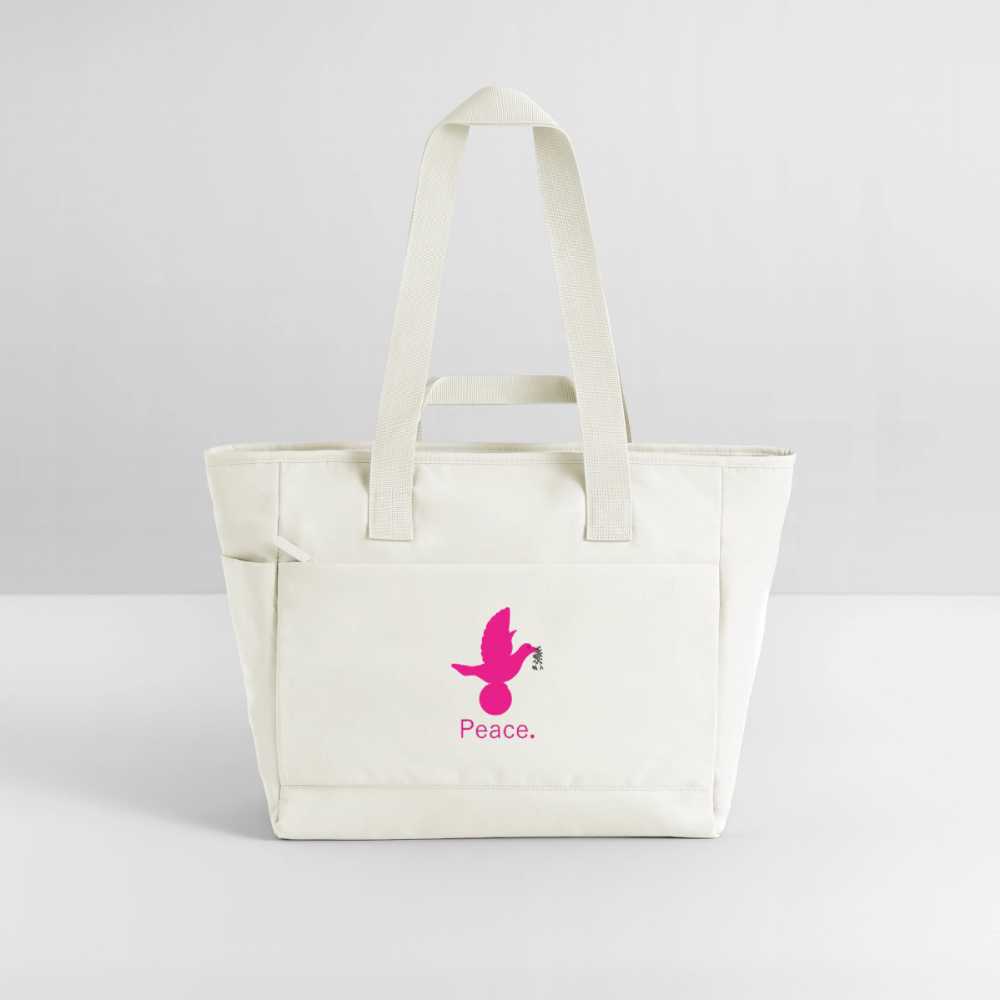 Sac matelassé déperlant Peace rose - Lusoquot - blanc nature