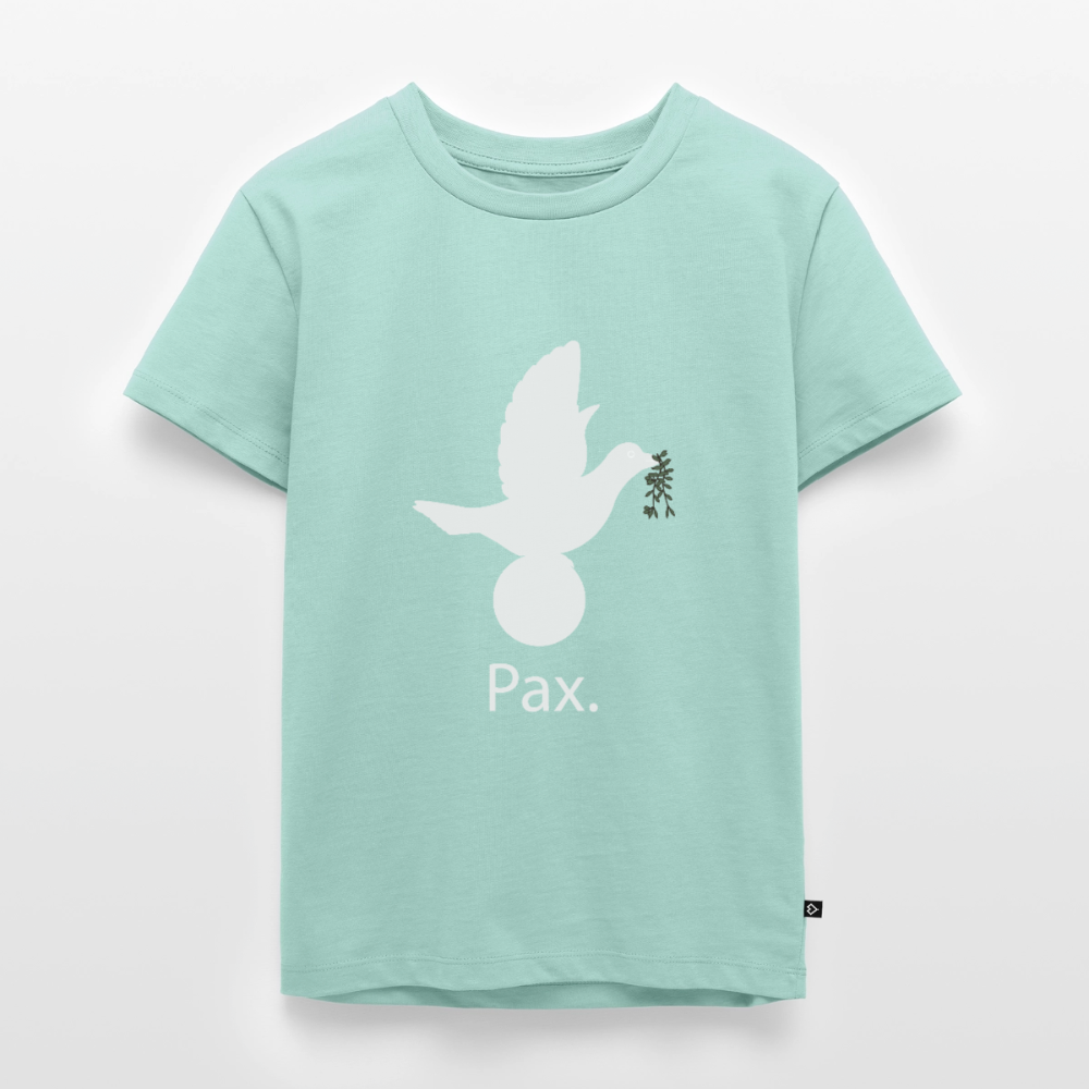 T-shirt Premium Enfant Pax blanc - Lusoquot - menthe 
