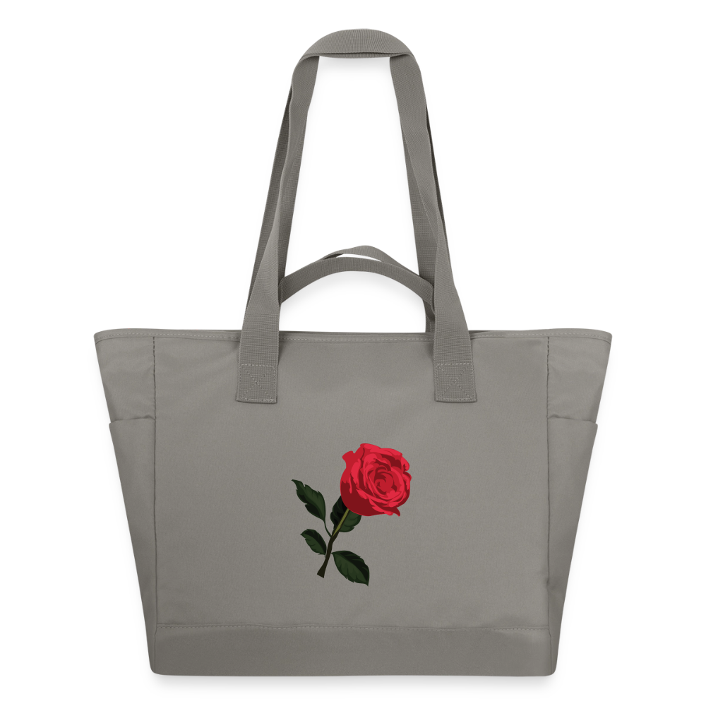 Sac matelassé déperlant Pax rouge -Lusoquot - gris