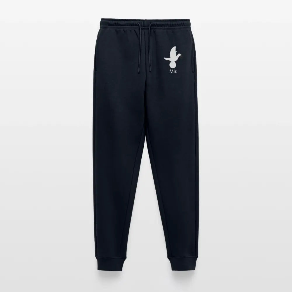 Pantalon de jogging Premium bio Homme sport Mir blanc - Lusoquot - bleu marine