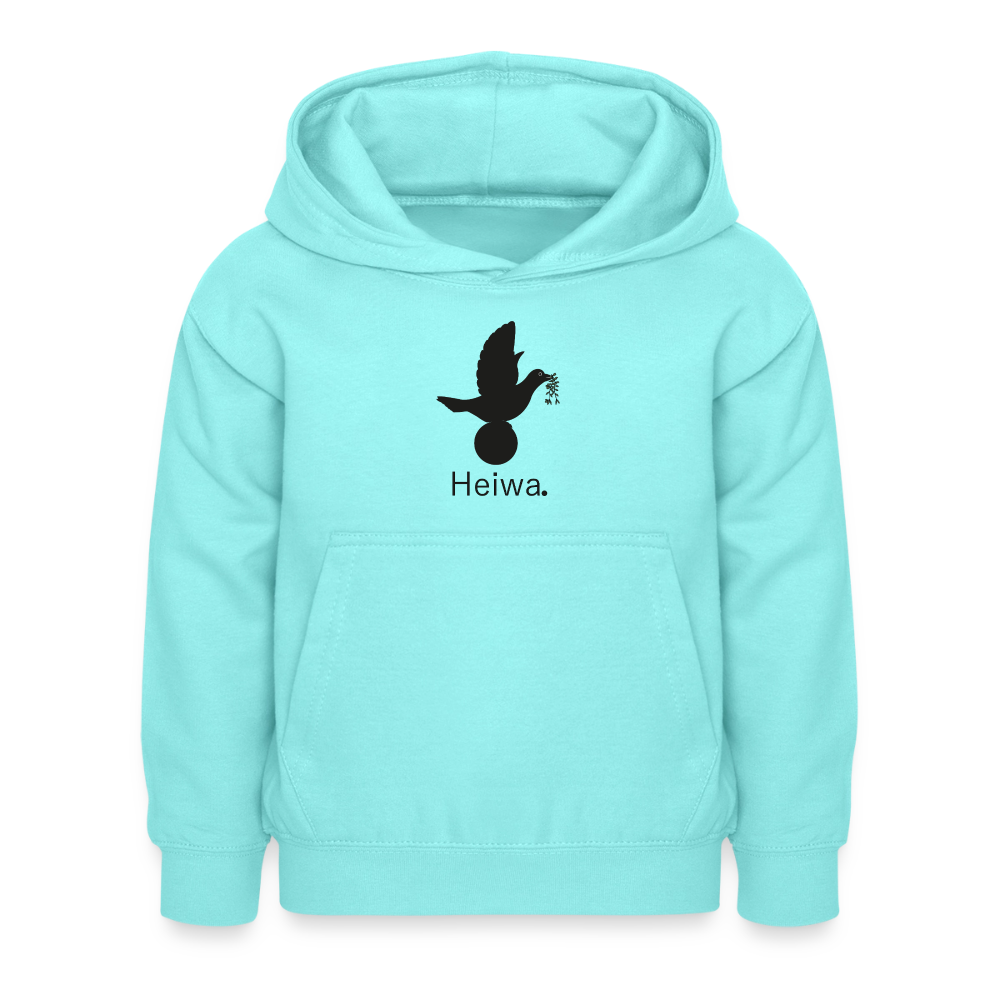 Sweat à capuche Enfant Heiwa noir - Lusoquot - menthe poivrée