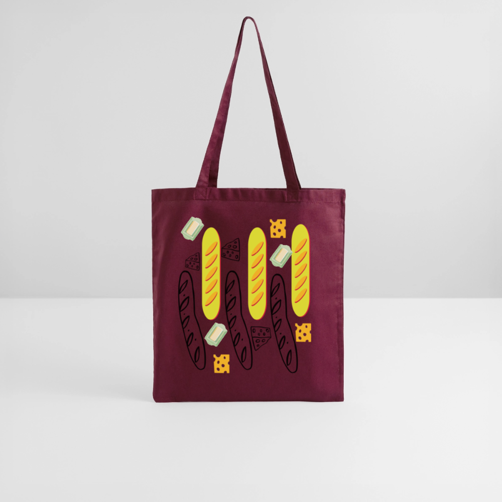 Tote Bag Paix jaune - Lusoquot - bordeaux