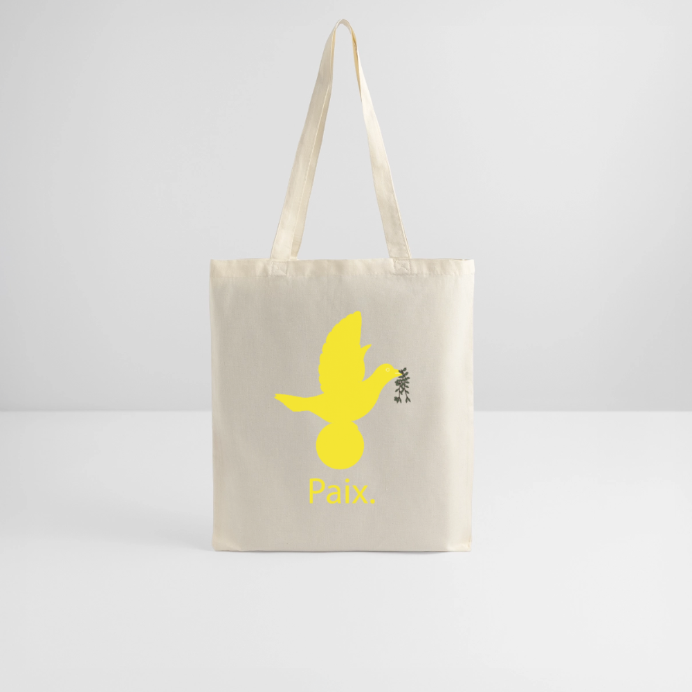 Tote Bag Paix jaune - Lusoquot - nature