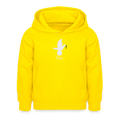 Sweat à capuche Enfant Paix blanc - Lusoquot - jaune