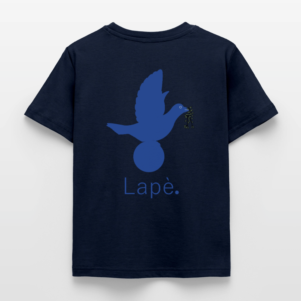 T-shirt Enfant anniversaire Lapè bleu - Lusoquot - marine