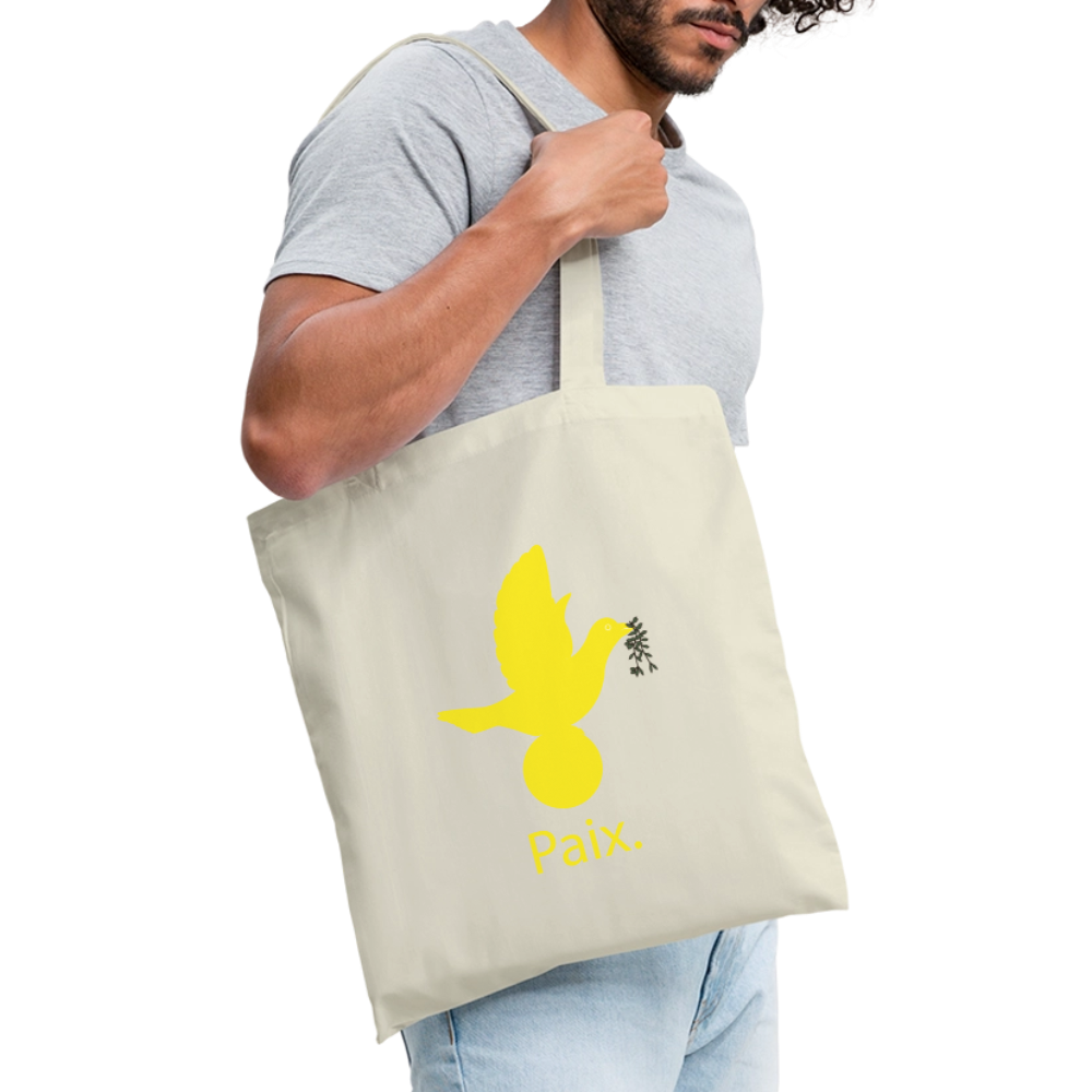 Tote Bag Paix jaune - Lusoquot - nature