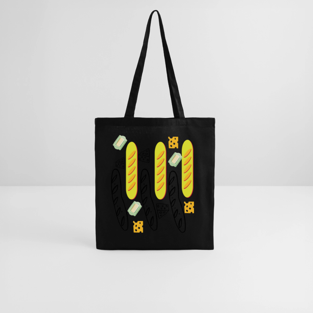 Tote Bag Paix jaune - Lusoquot - noir