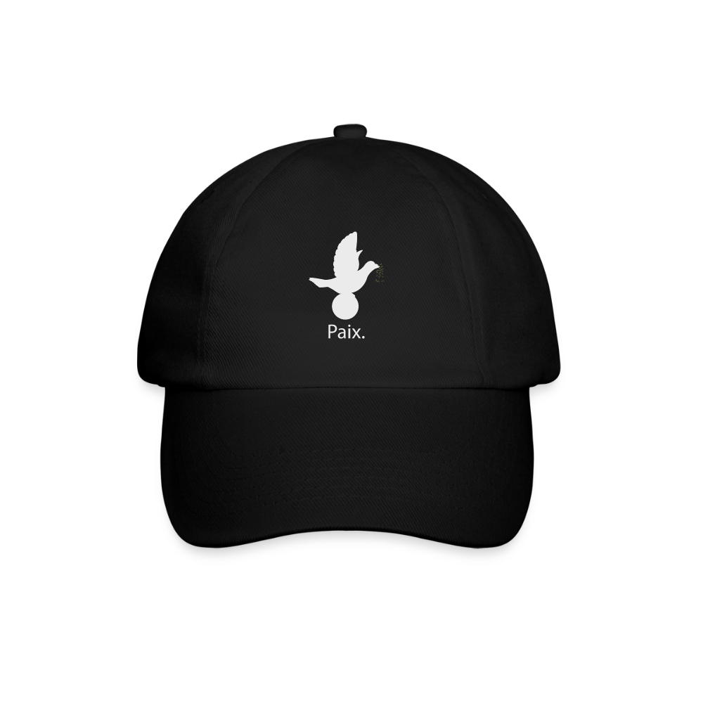 Casquette classique Paix blanc - Lusoquot - noir/noir