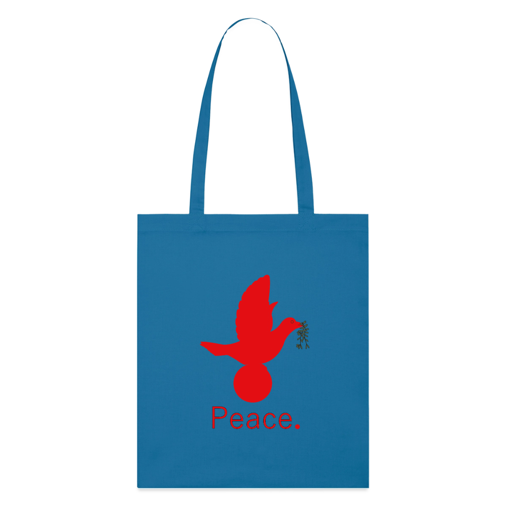 Tote bag bio Stanley/Stella Peace rouge - Lusoquot - bleu royal