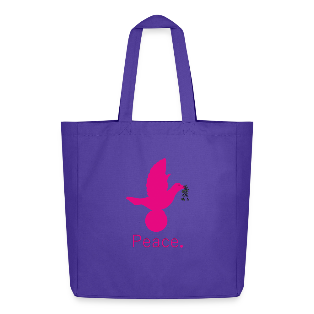 Tote bag Stanley/Stella Midweight recyclé Coeur Peace rose - Lusoquot - purple love 