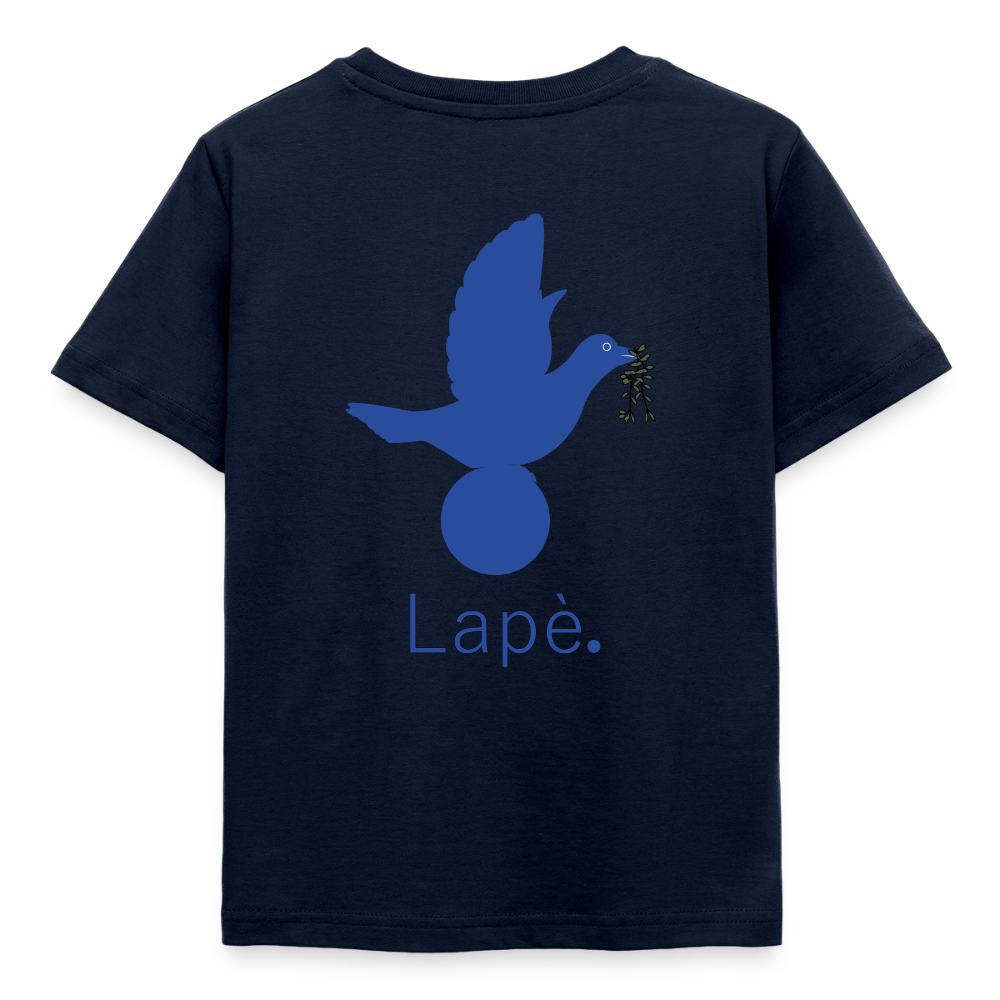 T-shirt Enfant anniversaire Lapè bleu - Lusoquot - marine