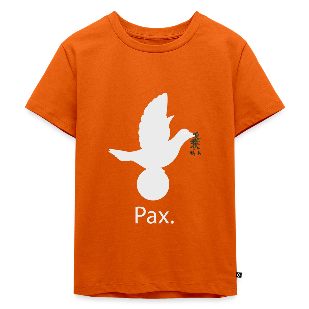 T-shirt Premium Enfant Pax blanc - Lusoquot - orange 