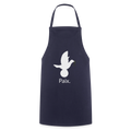 Tablier de cuisine Paix blanc - Lusoquot - marine