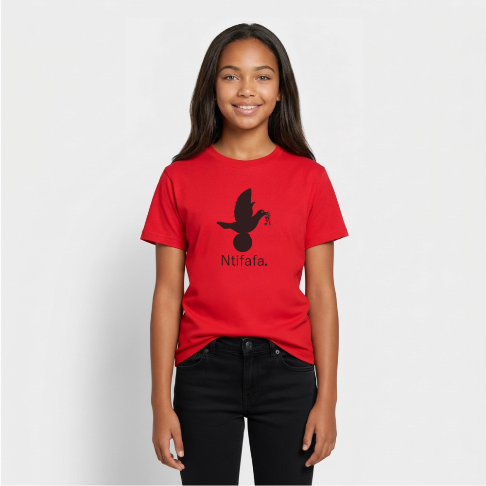T-shirt Ado Ntifafa noir - Lusoquot - rouge