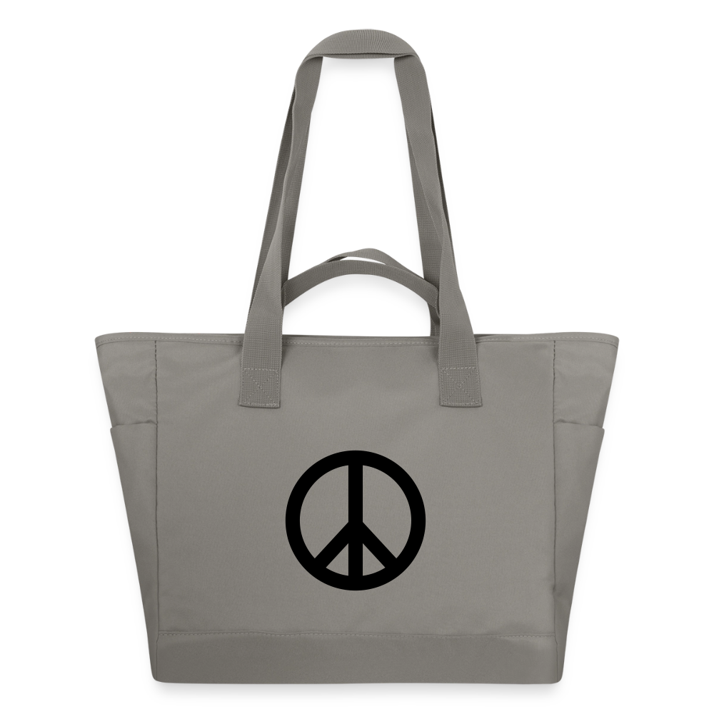 Sac matelassé déperlant Paix noir - Lusoquot - gris