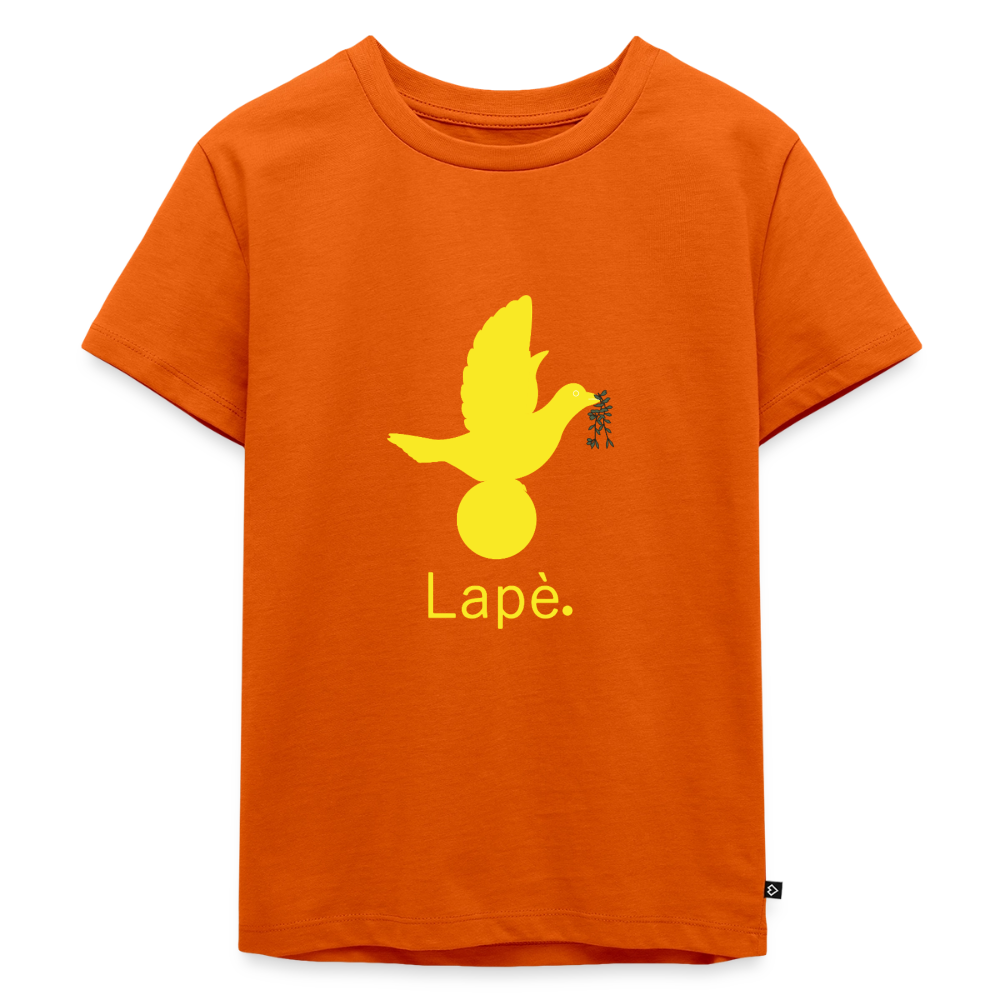 T-shirt Premium Enfant Lapè jaune - Lusoquot - orange 