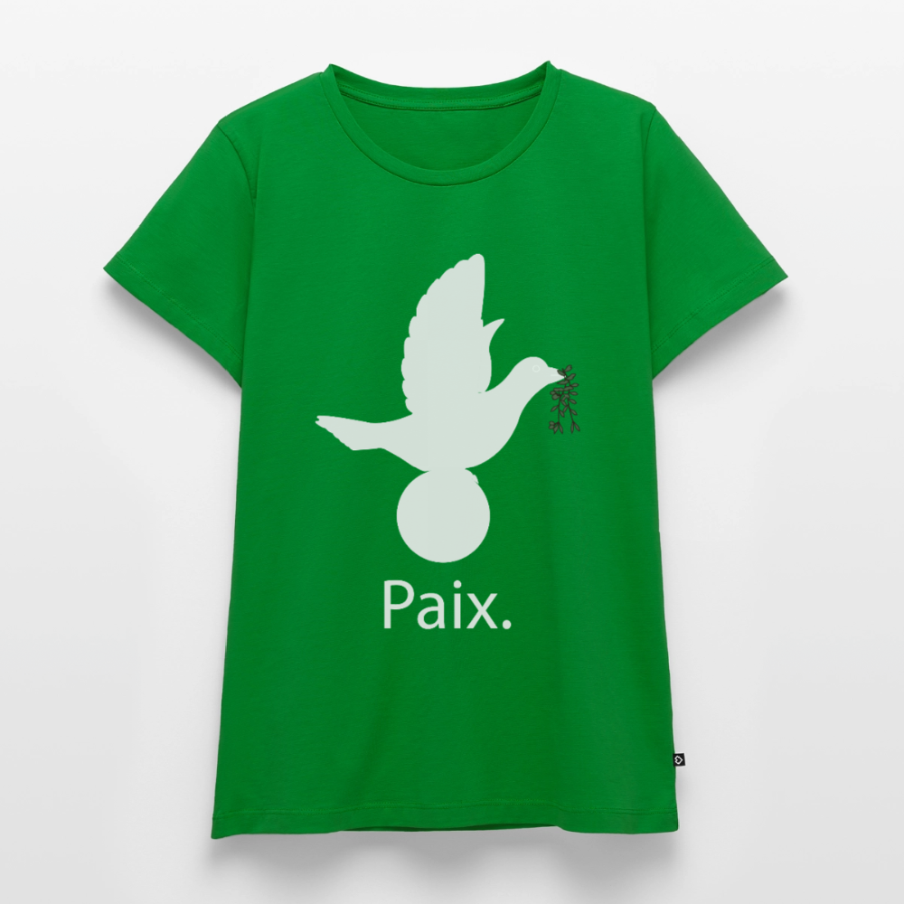 T-shirt Premium Femme Paix blanc - Lusoquot - vert