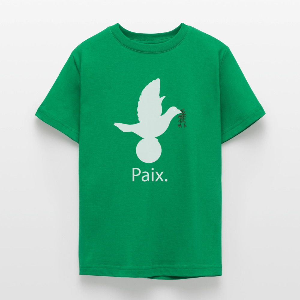 T-shirt Ado  Paix blanc - Lusoquot - vert