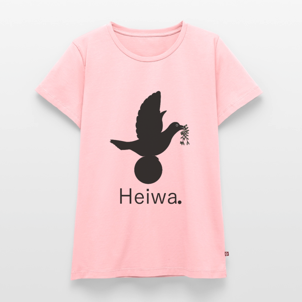 T-shirt Premium Femme Heiwa noir - Lusoquot - rose