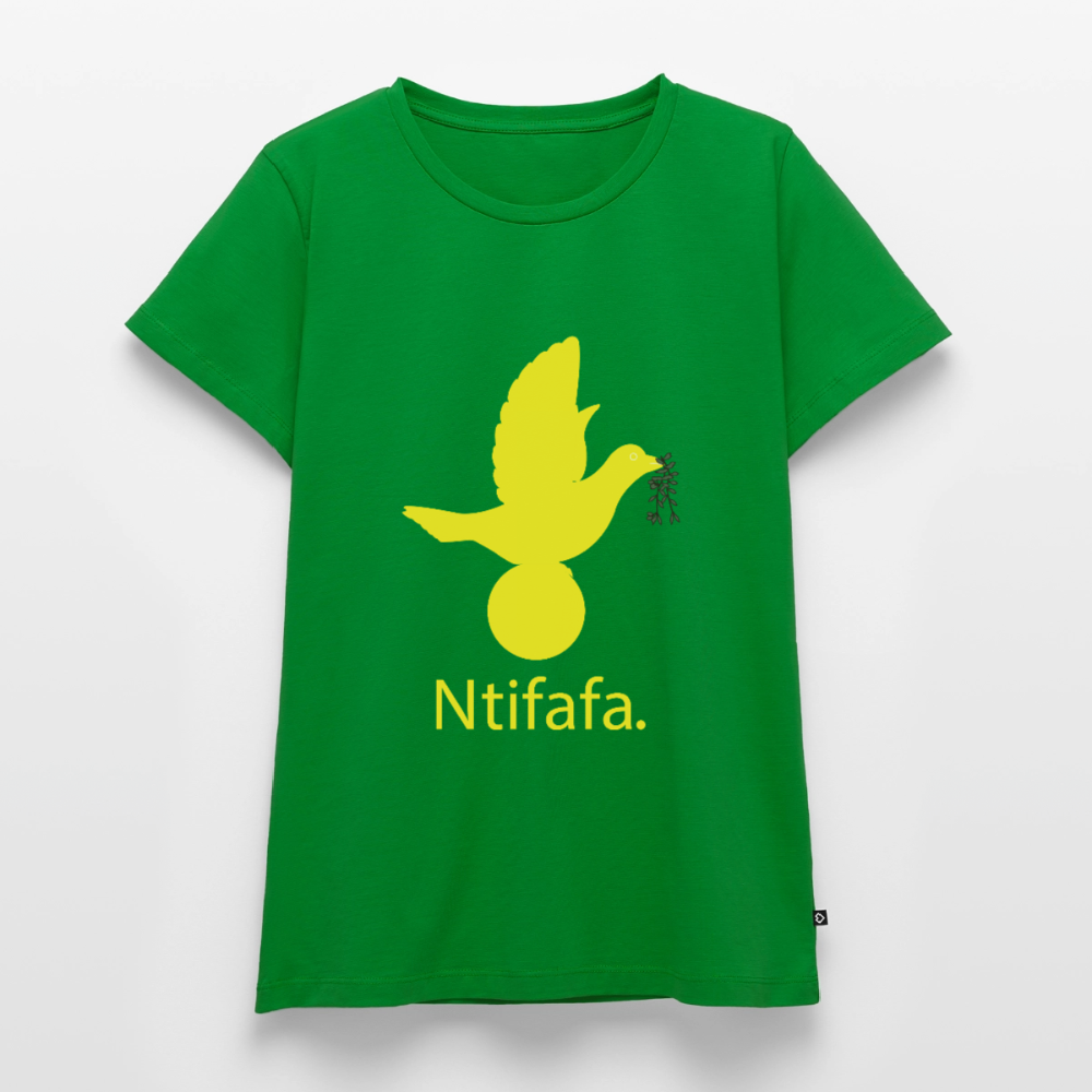 T-shirt Premium Femme Ntifafa jaune - Lusoquot - vert
