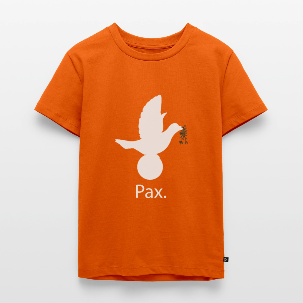 T-shirt Premium Enfant Pax blanc - Lusoquot - orange 