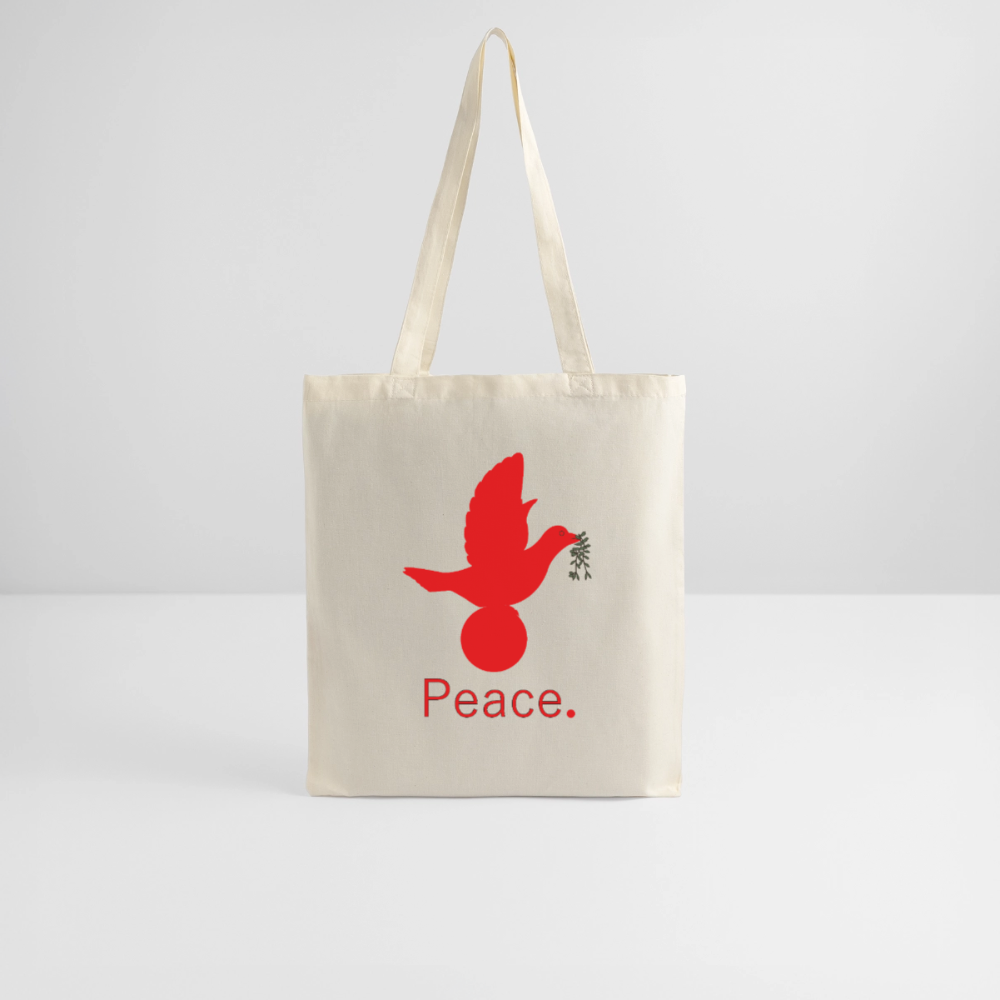 Tote Bag Peace rouge - Lusoquot - nature